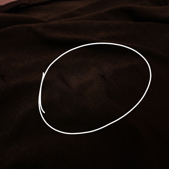 Chic Black Sheer Cap Sleeve w Pearl Accents By Luna Moon Whymsygoth Goth Bubble◯ - Picture 9 of 9